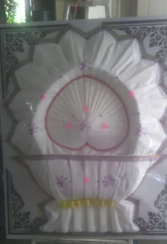 พวงหรีด พวงหรีดของใช้ รหัส WR-GS002